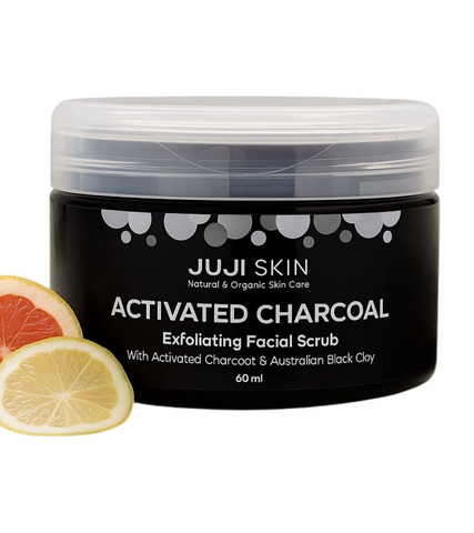 Activated Charcoal Exfoliating Facial Scrub